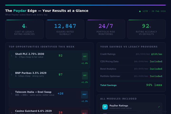 Comrate credit risk platform